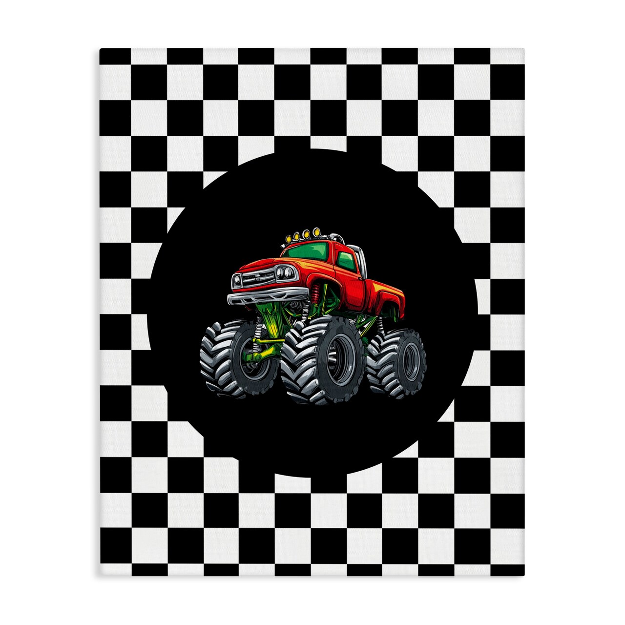 Stupell Industries Monster Truck Dude Canvas, design by Kim Allen